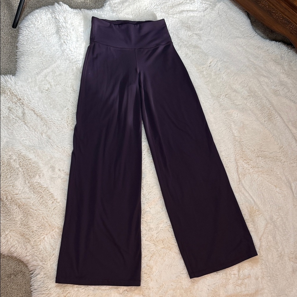 Athleta Purple Wide-Leg Pants